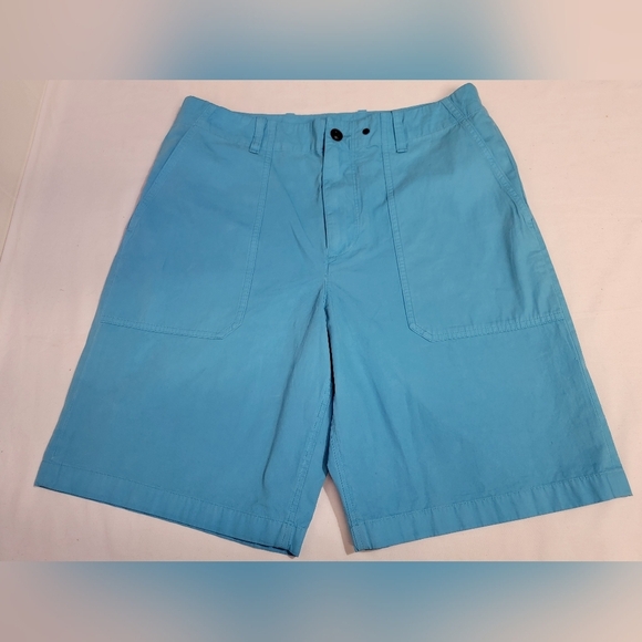 RAG & BONE Cliffe Peached Cotton Field Shorts in Topaz Size 31 - Picture 13 of 13